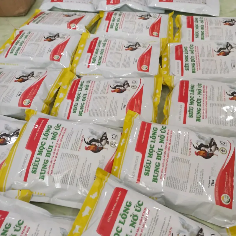 Siêu mọc lông, Bung đùi nở ức - gói lẻ 200g, sản phẩm dành cho gà vịt 1