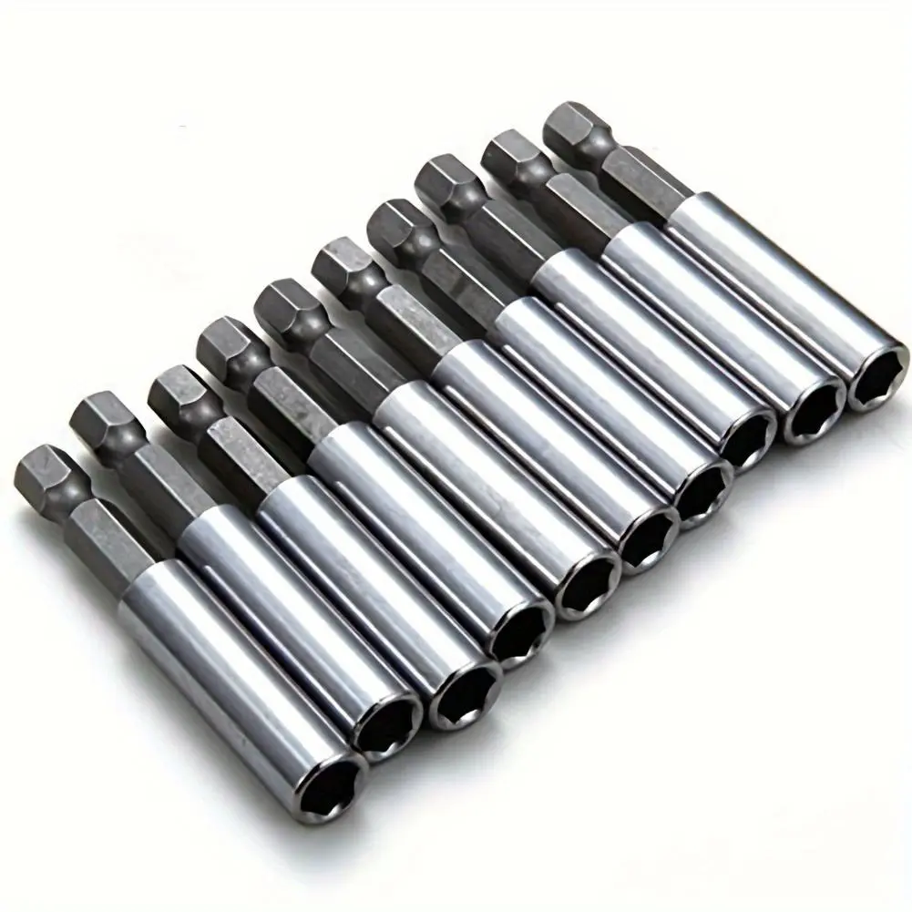 Magnetic Drill Bit Holder, 1/4" Hex Socket Extension, Powerful Magnetic Drill Bit Holder, Assembly & Disassembly Tools for Car Repair