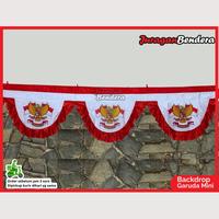 Gambar Backdrop Garuda Mini | Background Risplang Merah Putih Panjang Dekorasi Kemerdekaan HUT RI - 5 Gelombang dari Juraganbendera Kota Surabaya 2 Tokopedia