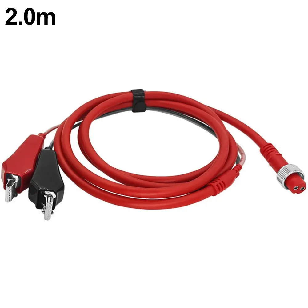 Kord Kuasa Talian Kekili Memancing Elektrik, untuk DAIWA FOR 500MJ, Panjang 2 / 2.5M, Teras Tembaga Tulen, Sarung PVC, Klip Buaya Dipertingkat, Konduktiviti dan Ketahanan Lebih Baik, Sesuai untuk Memancing Air Masin