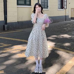 ชุดเดรสลายดอกไม้ใหม่สำหรับผู้หญิง อเนกประสงค์ ทันสมัย เพรียวบาง และน่ารัก