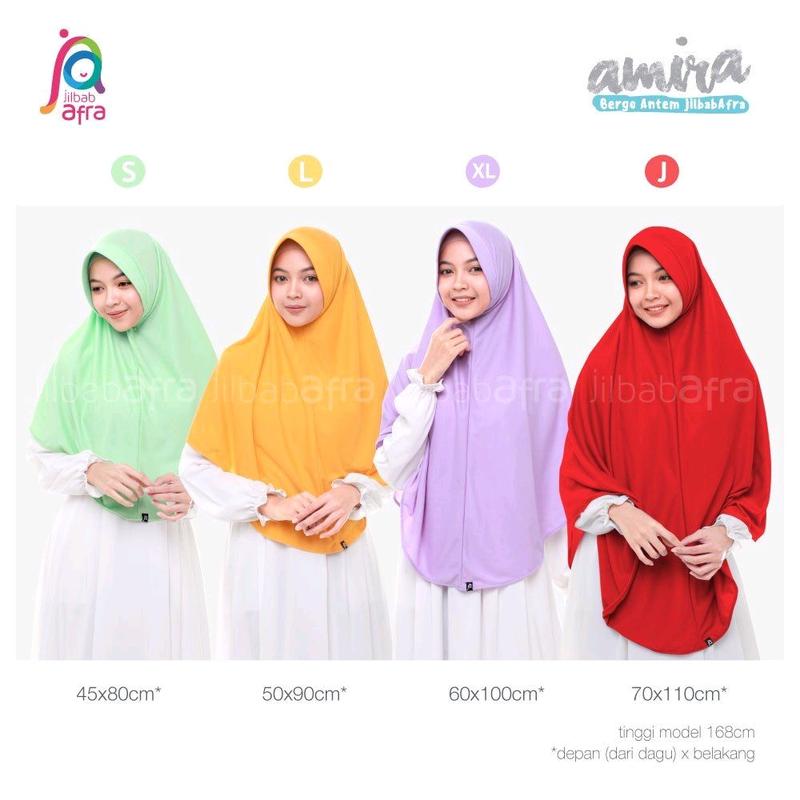 JILBAB AFRA BERGO KAOS AMIRA ANTEM - AF 3