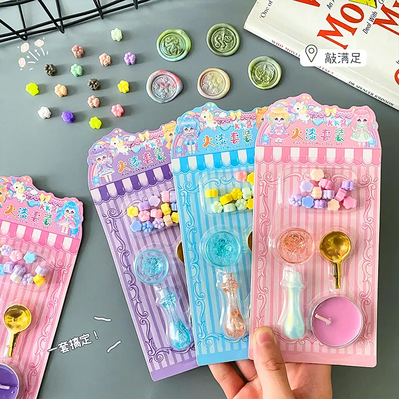 Bộ Con Dấu Sáp Niêm Phong, Bộ Đầy Đủ, Giá Rẻ, Con Dấu Sơn Lửa, Đồ Chơi Công Cụ Thẻ Goo, Thích Hợp Cho Bé Gái Và Trẻ Em, Hàng Mới Về Năm 2024 3