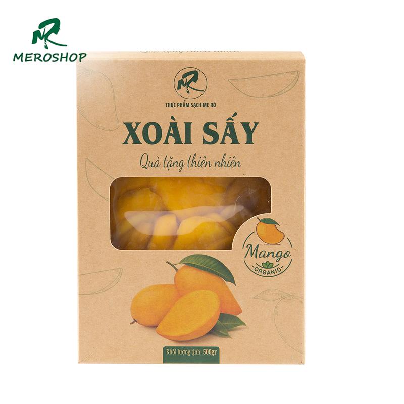 500Gr Xoài sấy dẻo Mẹ rô Food Ăn Vặt Túi zip