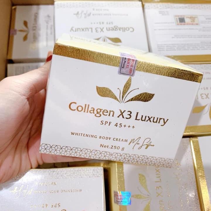[Chính Hãng] Kem Body Collagen X3 ĐÔNG ANH Luxury Làm Trắng Da Toàn Thân Nhanh Không Bết Rít 250g 2