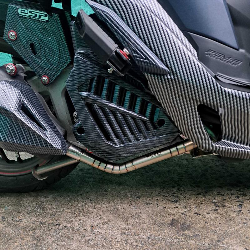 Cổ pô Inox KÈM KHÂU inox cho tất cả các dòng xe số và tay ga Phụ Tùng Phụ Kiện