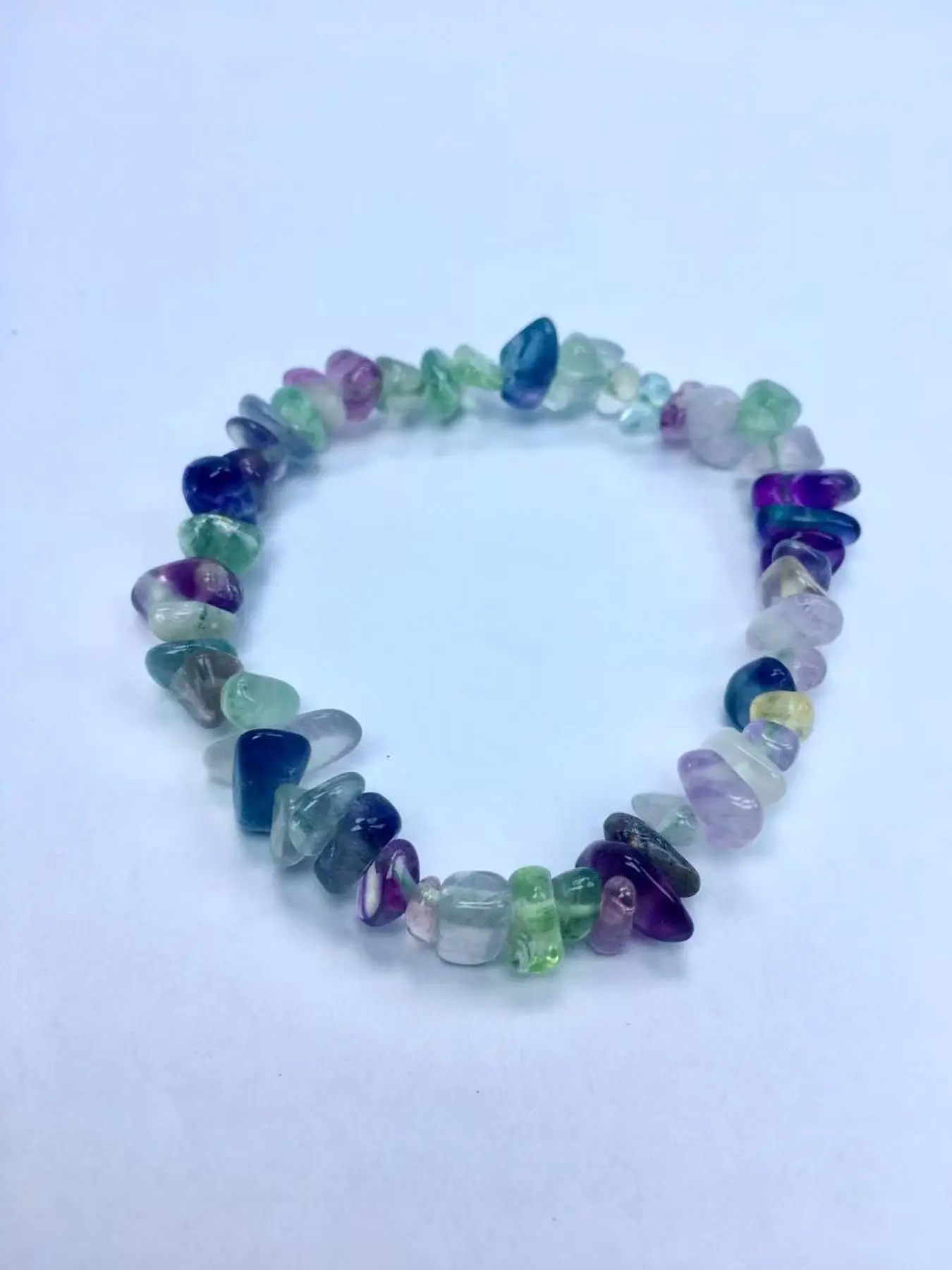 Random Colorful Stone Beaded Bracelet, Fashionable Jewelry for Women & Girls, Trendy All-match & Exquisite Jewelry for Birthday Gift