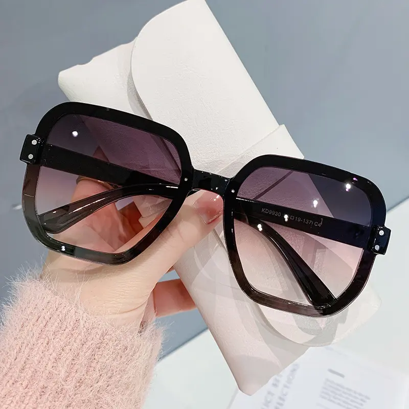 RRNS 258 Kacamata Hitam Korea Vintage Retro Fashion Wanita Pria Sunglass Eyewear 1