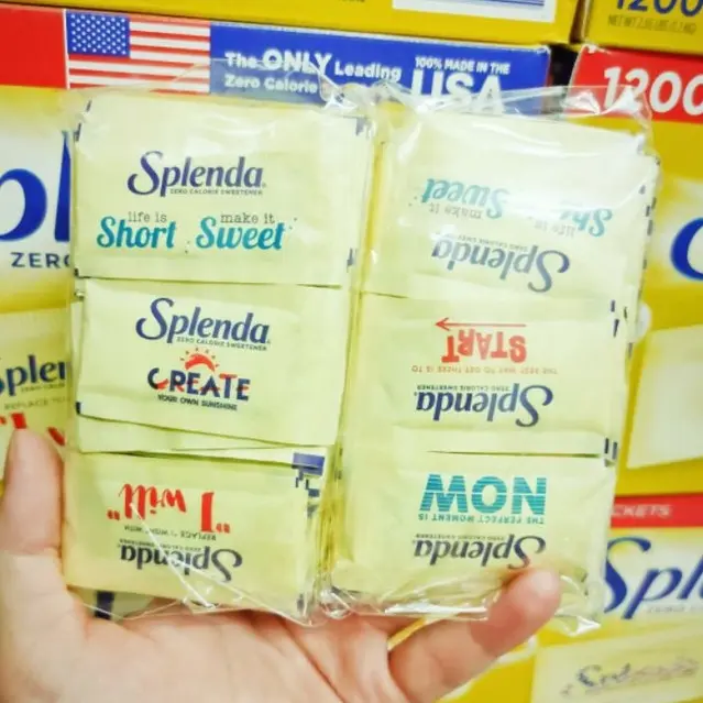 COMBO 100 gói Đường ăn kiêng Splenda (nấu ăn, làm bánh keto, das) 2