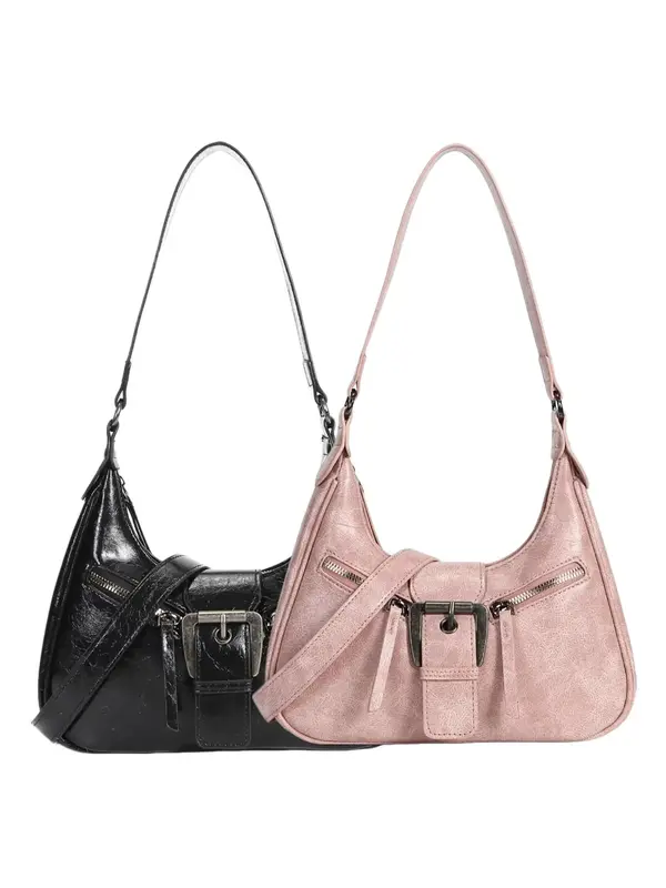 Women's Trendy Vintage Shoulder Bag, Fashionable Pu Leather Shoulder Bag for Work & Daily Used, Y2k Style Underarm Bag, Casual Trendy Versatile High-quality Daily Commuting Bag 7