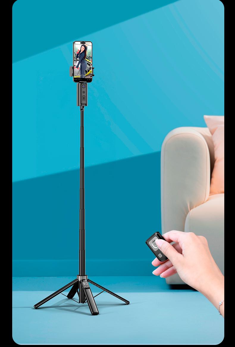 Product Introduction of Gậy Chụp Ảnh , Theo Dõi Gậy Chụp Ảnh, Tích Hợp Lưu Trữ, Làm Bằng Hợp Kim Nhôm, Giá Đỡ Điện Thoại Gimbal Theo Dõi Chụp Ảnh, Tripod 10