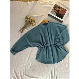 Alya Shirt Baby Crush Kemeja Blouse Wanita Kekinian Baju Kancing