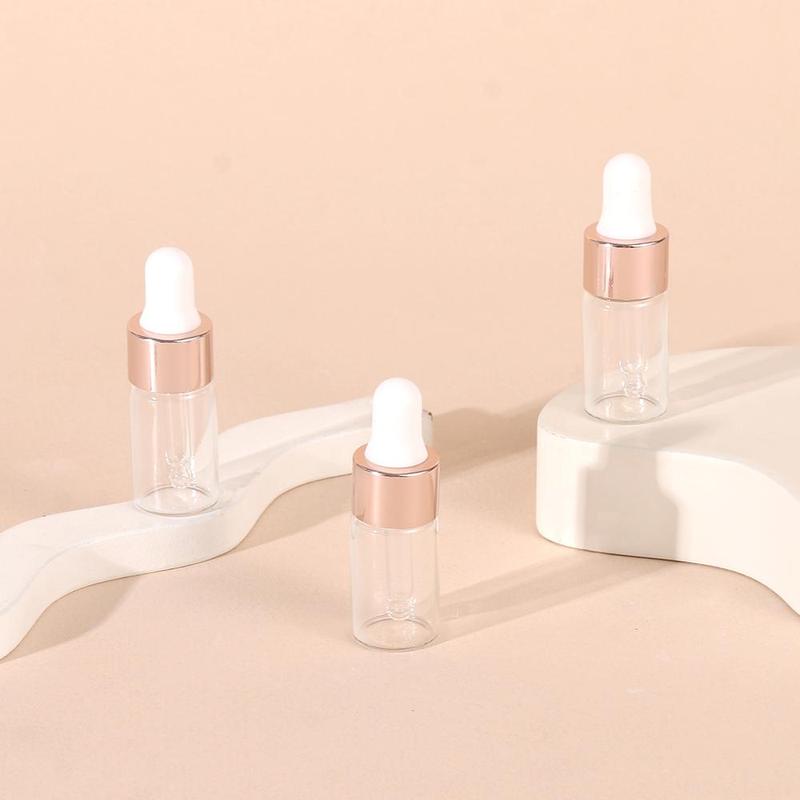 Product Introduction of 3ml Empty Glass Dropper Bottle, 10pcs/50pcs Essential Oil Sample Bottle with Funnel & Dropper, Liquid Cosmetic Container, Travel Bottle 9
