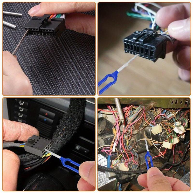 Car Pin Extractor Tool Kit, Terminal Extraction Tool Kit with Storage Bag, Assembly & Disassembly Tools for Car Repair 2