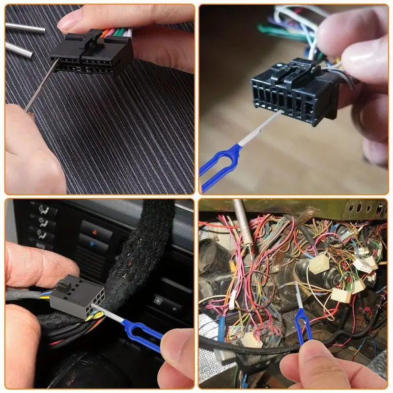Car Pin Extractor Tool Kit, Terminal Extraction Tool Kit with Storage Bag, Assembly & Disassembly Tools for Car Repair 2