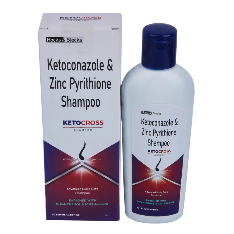 Dầu gội Ketocross (ketoconazole 2%) + Zinc (ZPTO) giảm viêm da tiết bã , dầu nhờn Sen
