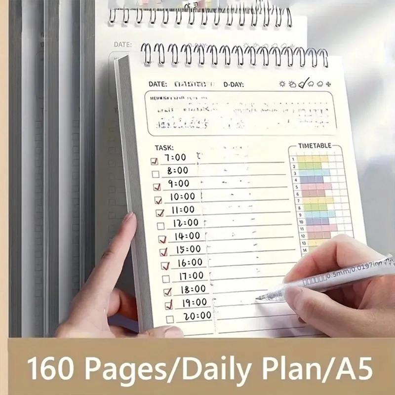New Notebooks Calendar Agendas 2024 Planner Notepad Self-Discipline ...