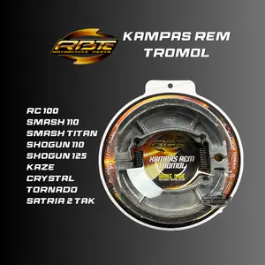KAMPAS REM BELAKANG TROMOL SMASH NEW LAMA SHOGUN 110 125 RC100 TORNADO KAZE SATRIA 2TAK CRYSTAL