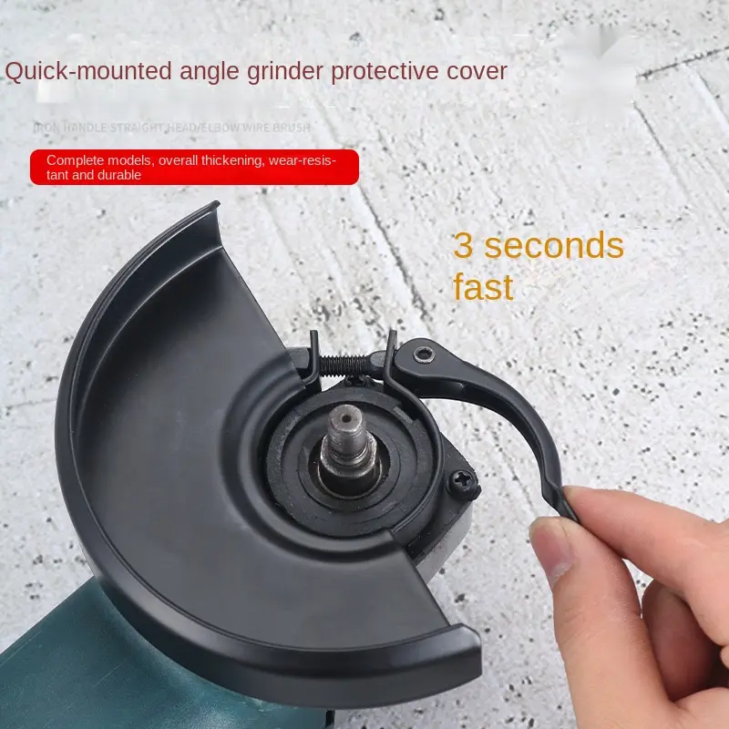 Vỏ Bảo Vệ Máy Mài Góc Gắn Nhanh, Vỏ Giường Bánh Xe Chống Bụi Dày, Thích Hợp Cho Máy Mài Góc 100 Loại Và 115 Loại, Vỏ Phụ Kiện