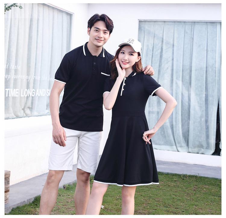 Product Introduction of Hi Mia's Shop | Spring and Summer New Internet Celebrity Parent-Child Dress Summer Classic Style Mother-Daughter Dress Short Sleeve Couple Suit 10