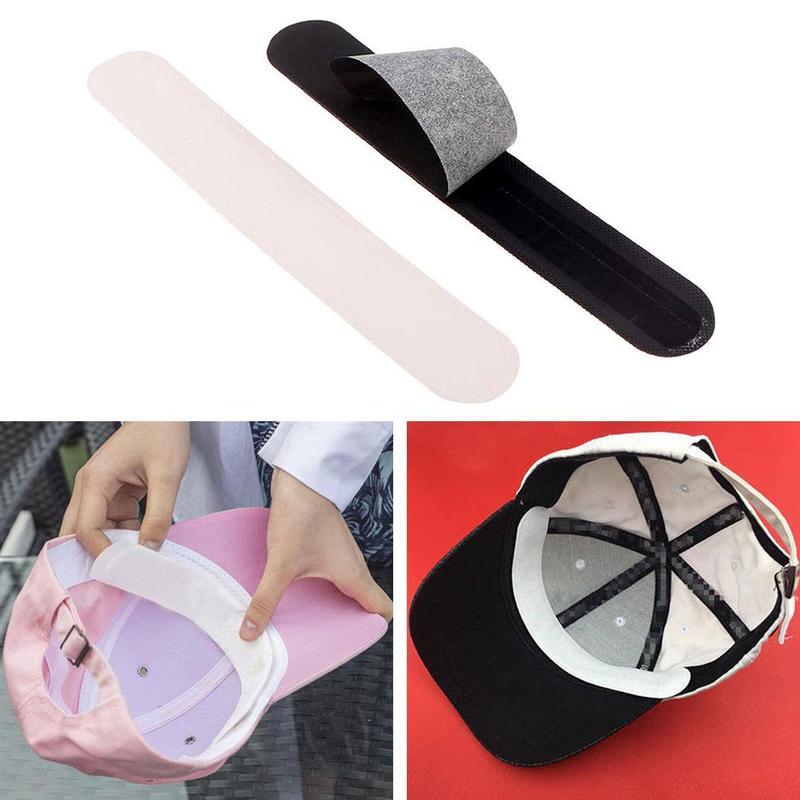 Product Introduction of 10PCS Hat Sweat Guard Bands Liner Protector Cap Sizing Caps Reducer Tape Size White Black D2C2 17