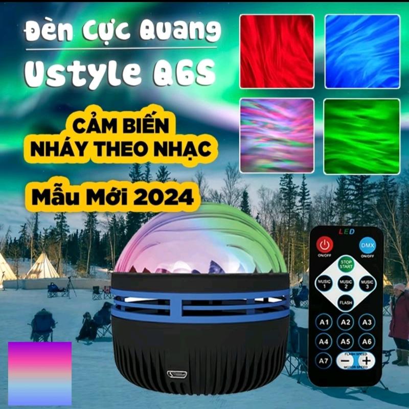 Đèn GALAXY Cực Quang UStyle Q6S cảm biến nhạc - Chiếu Bầu Trời Cực Quang Trang Trí, Decor Phòng, Điều Khiển Từ Xa