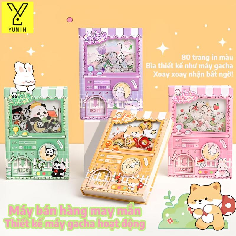 Sổ Tay Bìa Sáng Tạo Phụ Kiện Văn Phòng Phẩm Nhỏ Sổ Tay Nhật Ký Quà Tặng Sinh Nhật Thiết Kế Hình Dễ Thương