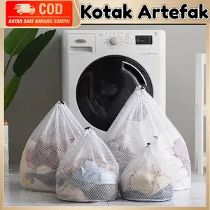 Jaring Laundry Bag Serut Jaring Baju Kotor Kantong Jaring Bra Laundry Bag Washing Bag Jaring Untuk Mesin Cuci