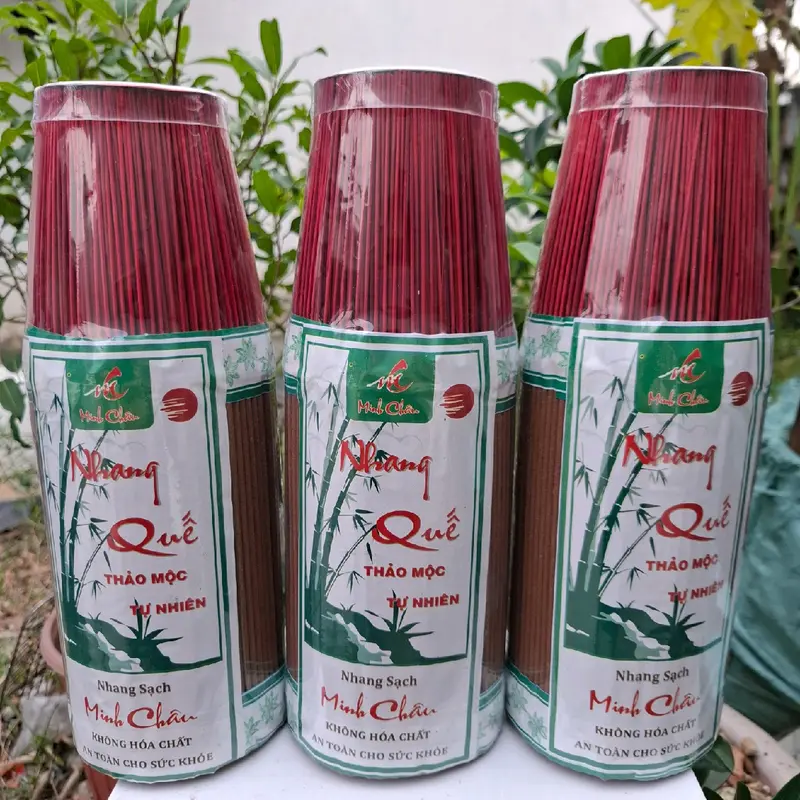 combo 3 ký nhang Quế 3 tấc đỏ thành phần tự nhiên 4