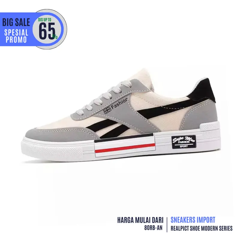 Sepatu Sneakers Pria Terbaru Sepatu Warm Zone CAD CDR Sepatu Import  Original Trendy canvas List Hitam 43