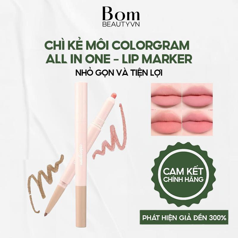 Chì Kẻ Viền Môi COLORGRAM All In One Over-Lip Maker