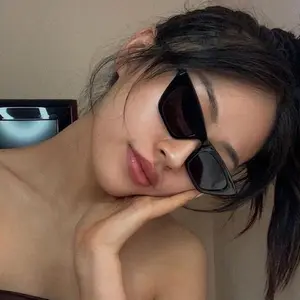 TOSERBA Kacamata Hitam Wanita Korean Fashion Kacamata Gaya Wanita Terbaru CAT EYE UV400