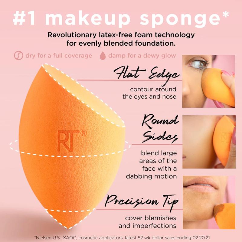 Product Introduction of Real Techniques Miracle Complexion Sponges, Select your Pack: 2-Count or 4-Count 3