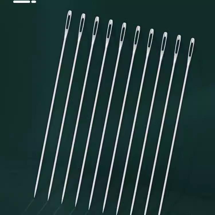 Set 34-potong jarum baja pemotong jahitan jarum mata besar pemotong jahitan jarum alat jahit