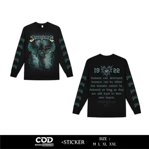 Longsleeve Psht Shiningheart 1922 Humance Can Destroyed Sablon DTf Desain Terbaru by ARS EC4