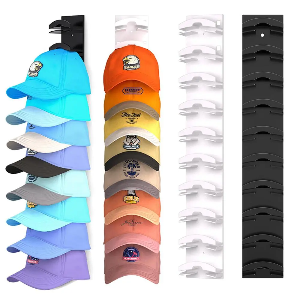Multi Layer Hat Organizer for Baseball Caps, 1 Count Punch Free Hat Rack, Hat Storage Display Rack for Door Closet Living Room Bedroom,  Home Accessories