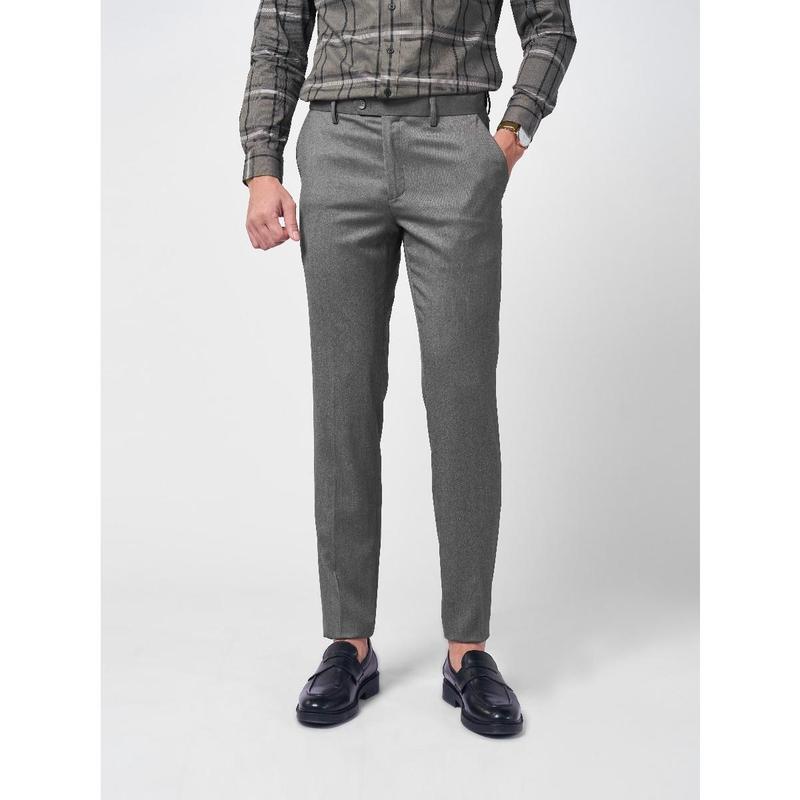 Quần tây Quần dài  OWEN  - QRT220673 , chất liệu TR Spandex, kiểu dáng Regular Fit Tăng đơ Nam Menswear Pants