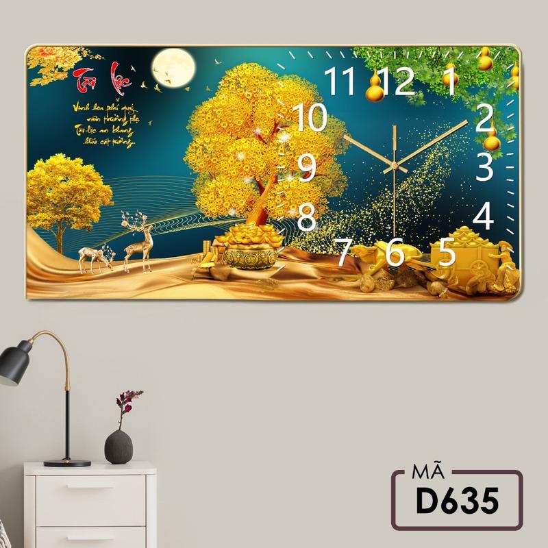 ĐỒNG HỒ TRÁNG CAO CẤP 5D IN UV Treo Tường Decor Decor Phòng Trang Trí Nhà Phòng Khách đồng hồ tranh tráng gương