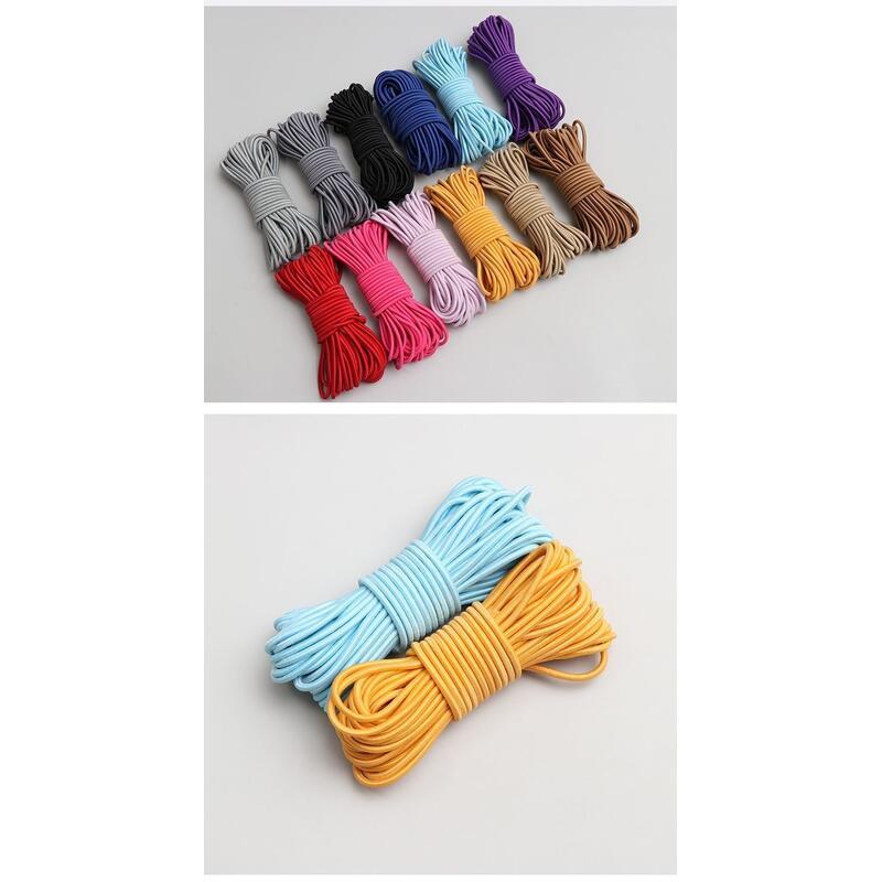 Product Introduction of Colorful elastic band, round elastic, fine high elasticity rope, pants, waist rope, rubber band, elastic rope, rubber band, children's rubber band 9