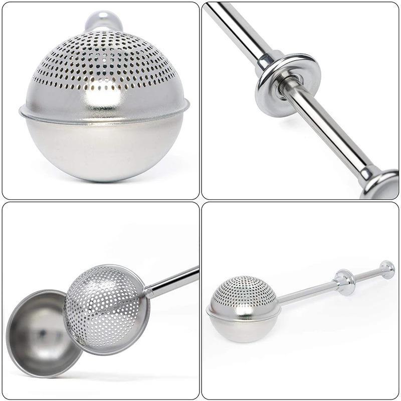 Stainless Steel Baking Ball, Creative Sugar Sifter, Durable and Easy To Clean Filter Ball, Cake and Bread Powder Sprinkler 1