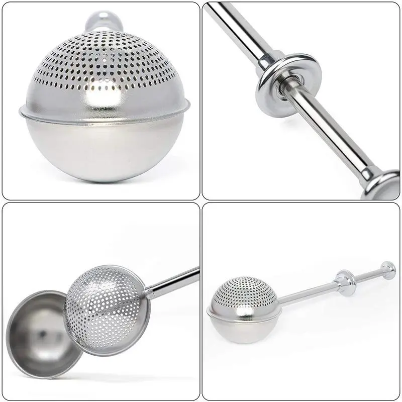 Stainless Steel Baking Ball, Creative Sugar Sifter, Durable and Easy To Clean Filter Ball, Cake and Bread Powder Sprinkler 1
