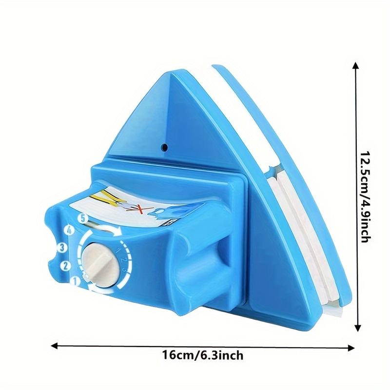 Máy lau cửa sổ hai mặt, gạt nước kính, tàu lượn từ tính có thể điều chỉnh 5 tệp, dụng cụ bàn chải làm sạch, cho Windows tráng men ô tô đôi cao tầng 7