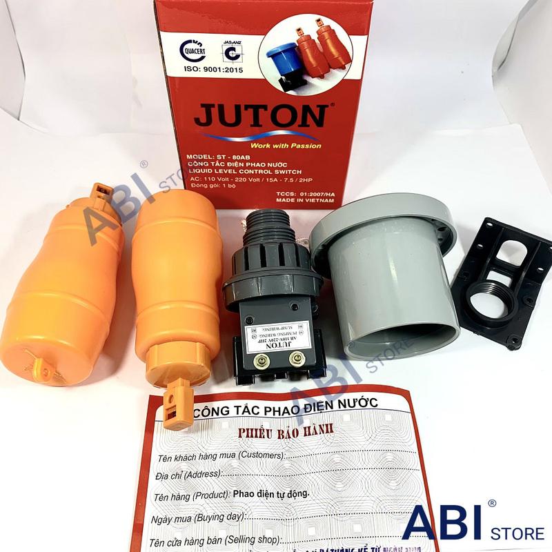 Phao điện bồn nước Juton loại xịn B.H 24 tháng, công tắc phao tự động ngắt nước…