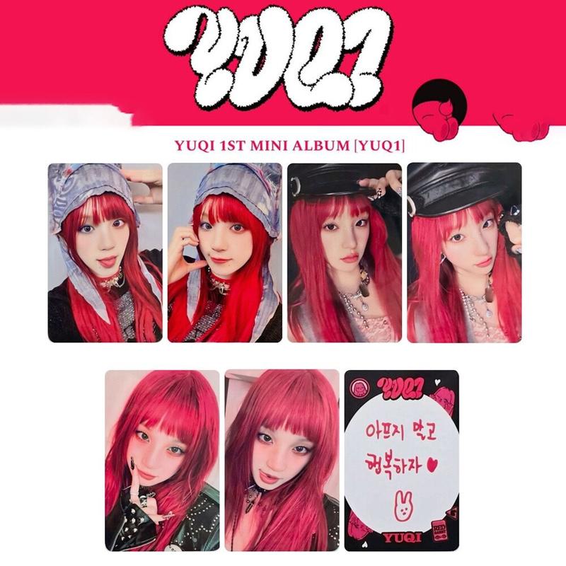 Product Introduction of Thẻ Ảnh YUQ1, Mini Album YUQI Đầu Tiên, (G) Tôi thích, Đĩa Đơn Yuqi, Thẻ Ảnh Soundwave Ktown4u 13