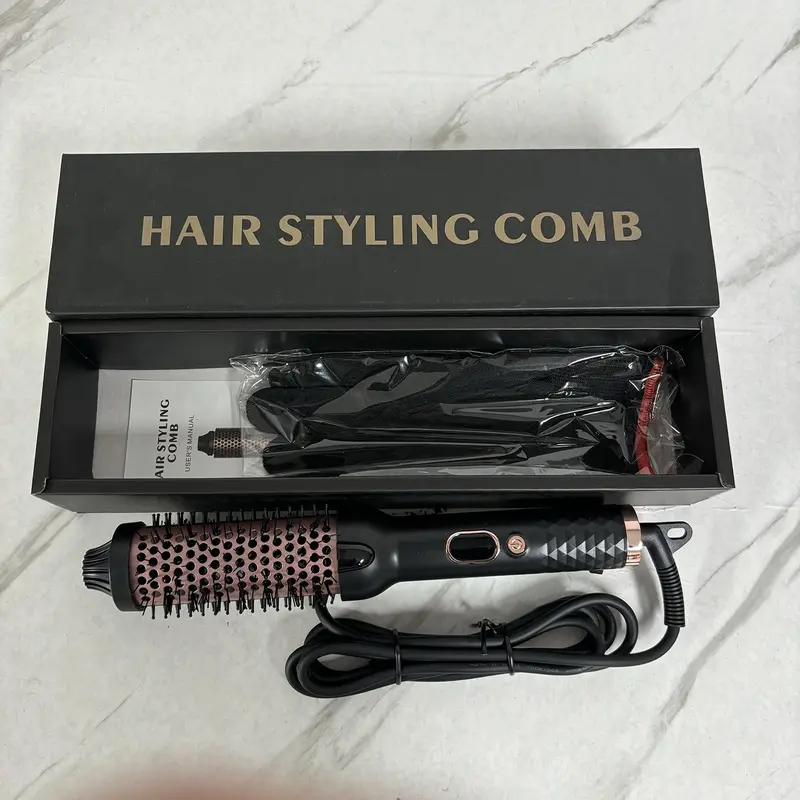 3 in 1 Hair Styling Tool, LCD Display Hair Curling Iron, Fast Heating Hair Curling Comb, Hair Styling Tool for Home & Travel 6