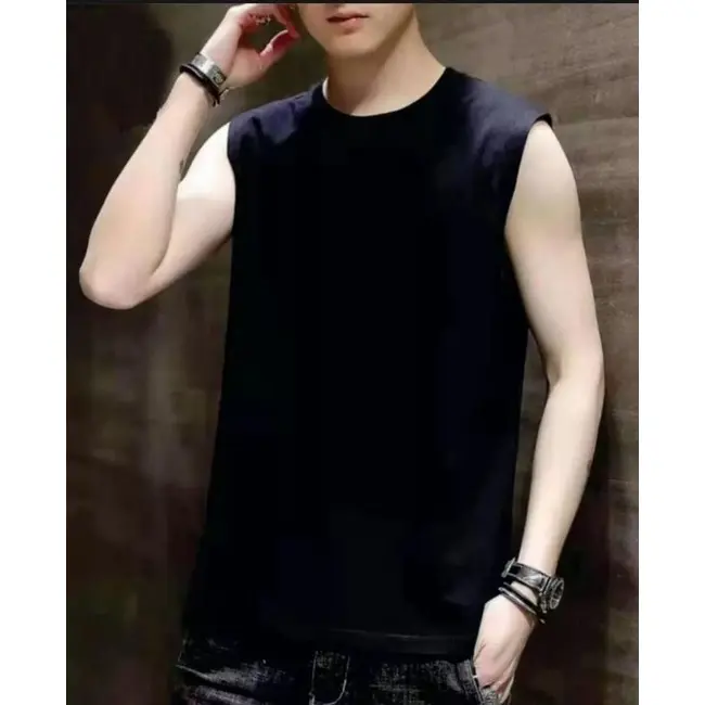 SINGLET PRIA POLOS/BAJU OBLONG PRIA POLOS/SINGLET SANTAI KEREN/BAJU PRIA TANPA LENGAN Kaos Keren 0