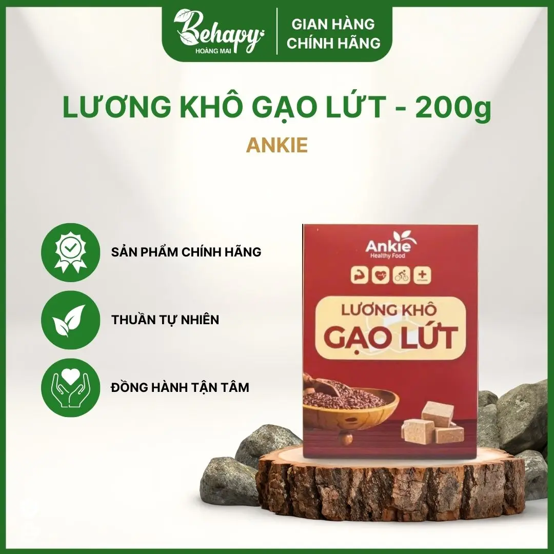 Lương khô Gạo Lứt 200g - ANKIE