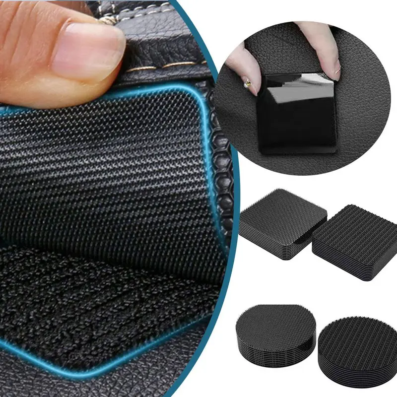 Băng Dính Keo Keo Velcro Dính Mạnh, Băng Dính Keo Không để lại dấu vết Hai Mặt Cho Xe Hơi, Tự Dính, Tấm Che Thảm Ô Tô, Y8G5, 1 Miếng 0