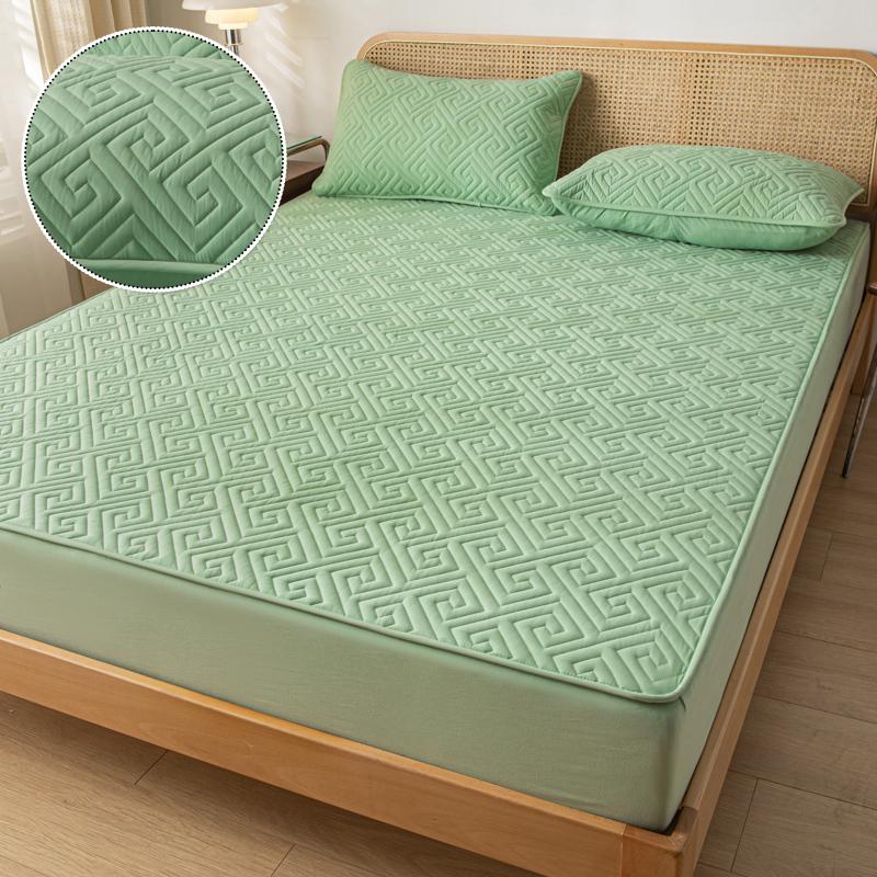Product Introduction of Waterproof Jacquard Mattress Cover Pad Protector Breathable Durable Fitted Sheet Latex Mat Double Thicken Bed Cover180/220x200cm 19