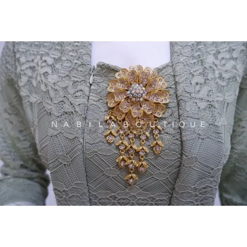 Kebaya Tunik / Tunik Tulle / Kebaya modern / Kebaya tile / Kebaya Kutubaru / Batik Couple Atasan Cantik Keluarga 2